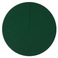 thumbnail image 4 of WestinTrends Pacifica HDPE Plastic Outdoor Round Adirondack Patio Side Table, White/Dark Green, 4 of 9