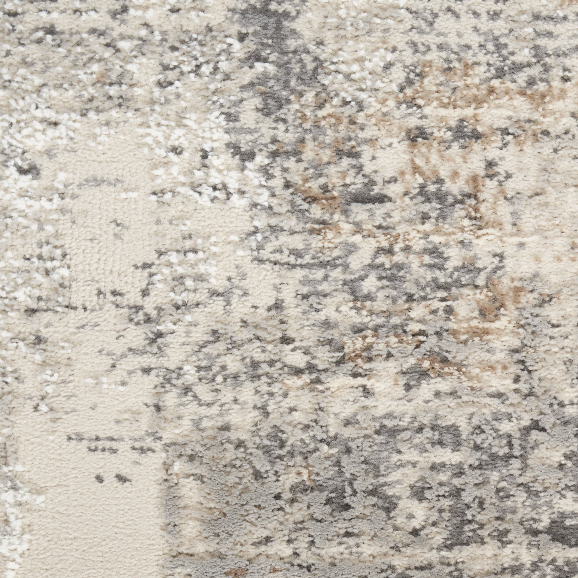 Nourison Eco-Friendly 10' x 14' Beige Grey Modern Indoor Rug