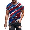 thumbnail image 1 of Camisetas de Manga Larga de los Hombres de Algodón Impresión Fallow Cuello Redondo Camiseta de Manga Corta, Unisex Casual Moda Superior, Mano Lavado Primavera Verano, 1 of 7