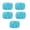 5 Pack, Blue, variant on DR DAPPER Reusable Microfiber Wet Mop Pads Compatible with SwifferSweeper Mop, 5 Pack, Green (Mop is Not Included)