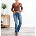 thumbnail image 2 of Women's Plus Size High-Stretch Jeans, Flattering Casual Denim Pants, 2 of 5