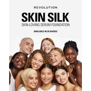 Revolution Skin Silk Serum Foundation Makeup, Medium Coverage, F9.2N, 0.77 fl oz