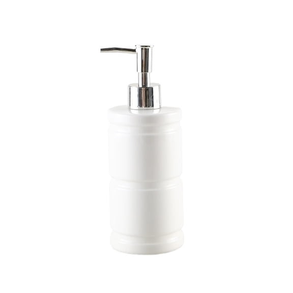 White Ceramic Soap Dispenser with Pump, 16.9oz High Capacity Hand and Liquid Soap Dispenser, Hand Soap Dispenser for Bathroom and Kitchen
