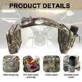 thumbnail image 4 of MYDAYS HUNTING ATV Saddle Bag,Cargo Tank Phone Bag Storage Luggage for ATV UTV Snowmobile Motorcycle (Camo1), 4 of 6