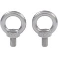 thumbnail image 1 of M6x11 304 Stainless Steel Male Thread Lifting Eye Ring Eye Bolt Eye Bolt Screw Machines Shoulder 10pcs, 1 of 5