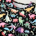 thumbnail image 5 of Gvdentm Easter Dress Toddler Summer Dresses for Girls Dress Dinosaur Clothes Kids Sleeveless Sundress(Black,18-24 Months), 5 of 5
