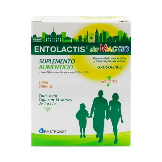 Suplemento Alimenticio Entolactis Da Viaggio 14 sobres de 1 g multicolor