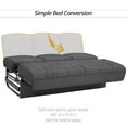 thumbnail image 5 of Qualitex De Leon Console RV Sofa Bed - 66" Wide - Charcoal Ultimate Leather, 5 of 9