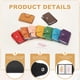 thumbnail image 3 of Uxcell 2 Pcs Soporte de Tarjetas de Crédito de Cuero Organizador de Tarjetas de Presentación Cartera Protectora con 24 Ranuras para Hombres y Mujeres, Negro, 3 of 7