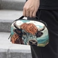 thumbnail image 2 of Yak Digital Bag Oxford Cloth Waterproof Travel Organizer Charger Pouch Cell Phone Charger Station Computer Cord Organizer 5.9x9.44x3.14 in, 2 of 6
