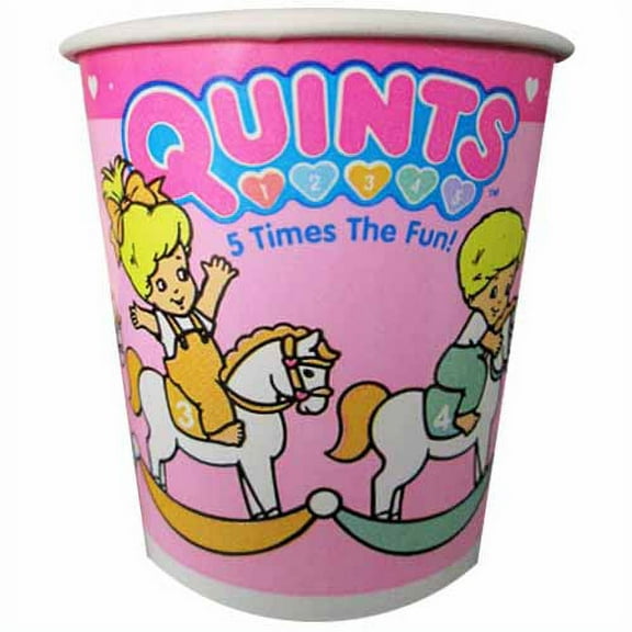 Quints Vintage 1990 7oz Paper Cups (8ct)