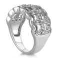 thumbnail image 2 of SZUL Women's 1/4 Carat TW Diamond Fashion Ring in 10K White Gold  (J-K-L Color, I2-I3 Clarity), 2 of 3