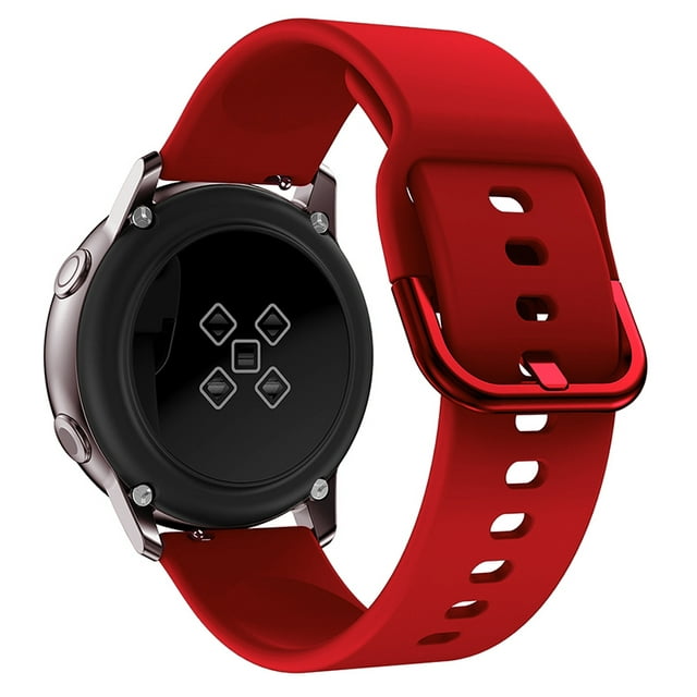 Replacement Band For Samsung Galaxy Watch 3 41mm Silicone Strap For Samsung Galaxy Watch Active 1/2 Galaxy Watch 42mm Watchbands Red For Galaxy active 2
