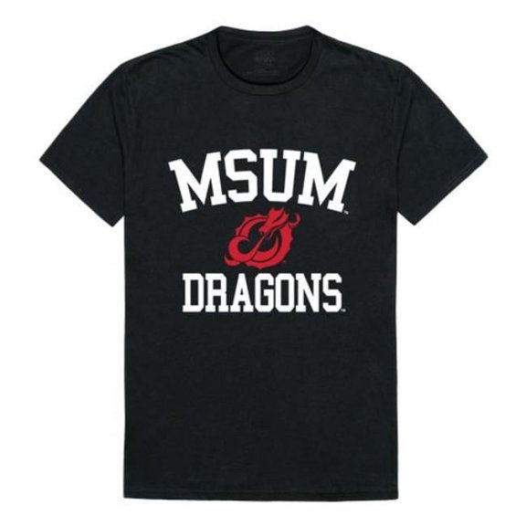 W Republic 539-343-BLK-04 Minnesota State University Moorhead Arch T-Shirt, Black & White - Extra Large