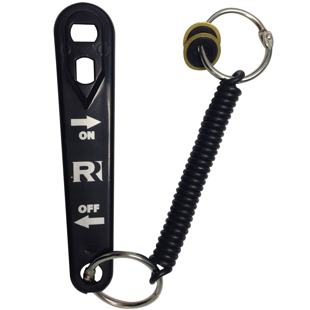 Oxygen Cylinder Wrench with 2 Brass Viton Yoke Washer Seals for ORing