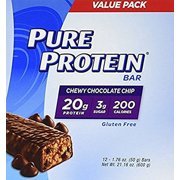 Pure Protein Chewy Chocolate Chip Bar, 3Pack (12 Count Each ) Hcjw4gS