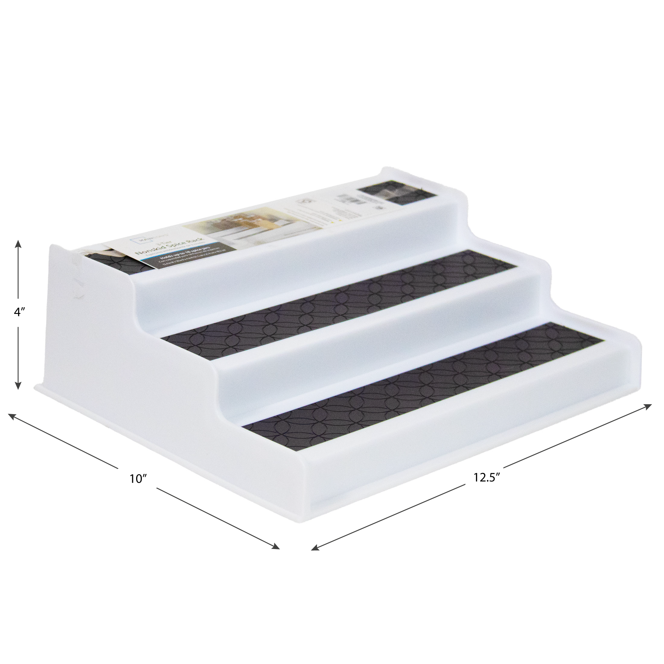 Mainstays 3-Tier Plastic Spice Rack Organizer photo 3