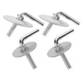 thumbnail image 1 of FUEENIRVA 4Ud Tornillos Para Fijación De Ventilador Plata Construcción Estable Fácil Montaje, 1 of 8