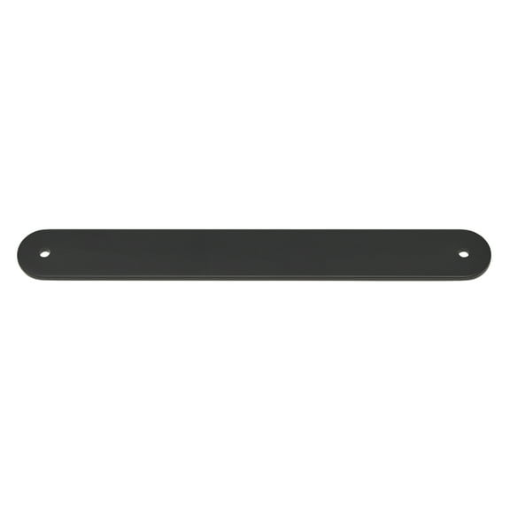 GlideRite 8" Rounded Backplate 7" 178mm Center-Center, Matte Black