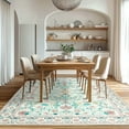 thumbnail image 4 of ZENELESS Washable Large Area Rugs for Living Room, 8x10 Non-slip Carpet for Dining Room,Modern Accent Rug for Bedroom, Pink, 4 of 10