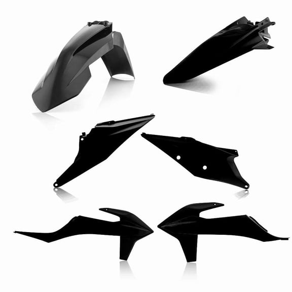 Acerbis 2791560001 Plastic Kit Black