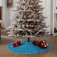 thumbnail image 6 of Kll Blue Glitter Christmas Tree Skirt 30",Party Decorations Farmhouse For Christmas Decorations Holiday Party, 6 of 8
