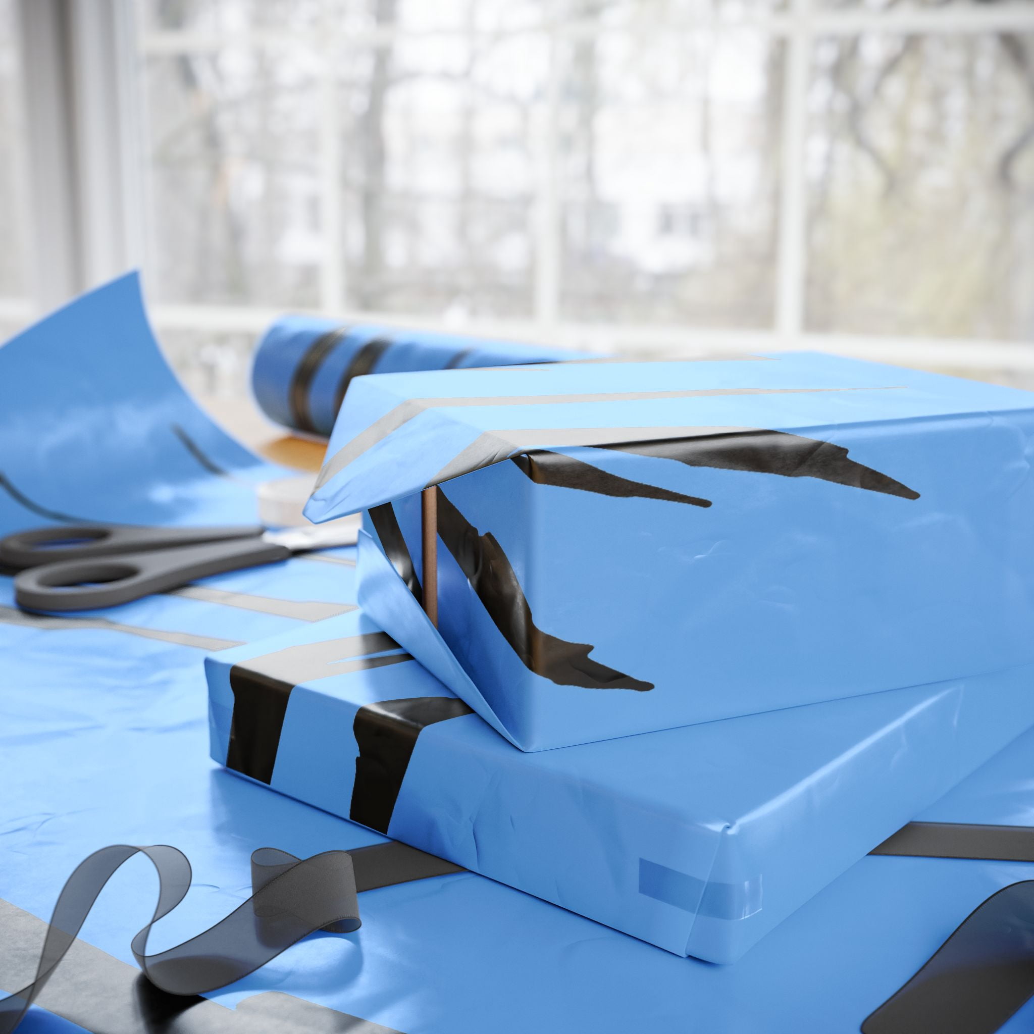 Effete Feline Claw Marks Scratch Gift Wrap Papers