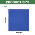 thumbnail image 2 of Uxcell Microfiber Golf Towel Tri-Fold Golf Towels Waffle Pattern Towels Absorption with D Clip, Hook and Loop Fastener Blue 20"x16", 2 of 6