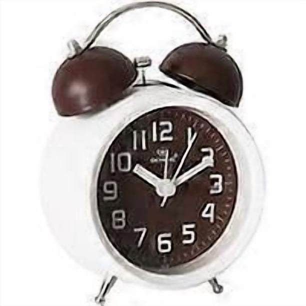 Simple Bell Clock Small Alarm Clock Children Learning Night Light Bedside Clock