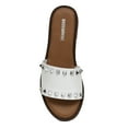thumbnail image 5 of CUSHIONAIRE Women's Tyler Studded Slide Sandal +Memory Foam, Wide Widths Available, 5 of 5
