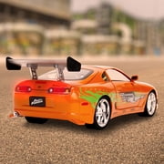Fast & Furious 1:18 Toyota Supra Die-cast Car & 3 Brian Figure, Toys for Kids and Adults, Model Vehicles
