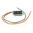 thumbnail image 2 of 4X Mini VoltíMetro Digital DC 0-100V Medidor de Voltaje de Panel LED 3-Digital con 3 Cables Rojo, 2 of 5