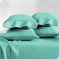 thumbnail image 1 of Bare Home Premium 1800 Ultra-Soft Double Brushed Microfiber Pillowcase Bulk Pack, King, 4 Pack, Turquoise, 1 of 5