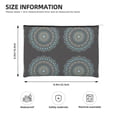 thumbnail image 3 of Susaid Mandala Print Makeup Mini Bags for Women Multi Color Cosmetics Bag Travel Toiletry Bag Pencil Pouch Blank Makeup Bags with Zipper, 3 of 7