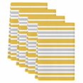 thumbnail image 2 of Ginger Yellow Stripes Kitchen Towels Set of 4, Modern Minimalist Horizontal Lines Absorbent Dish Towels for Kitchen, Microfiber Hand Towel, Quick Drying Tea Towel for Cleaning Decorative Dishcloths, 2 of 7