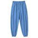 thumbnail image 4 of Pantalones largos de moda para hombre, de color liso, informales, con cordón, para fitness, hasta el tobillo, 4 of 7