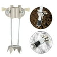 thumbnail image 3 of Cane Ice Grip Attachment, Helps Reduce  of Falling, Durable Steel Tip, Easy to Install, Protective Rubber Pads, Prevents Falls for Mountain Climbing or Outdoor Walking, 3 of 8
