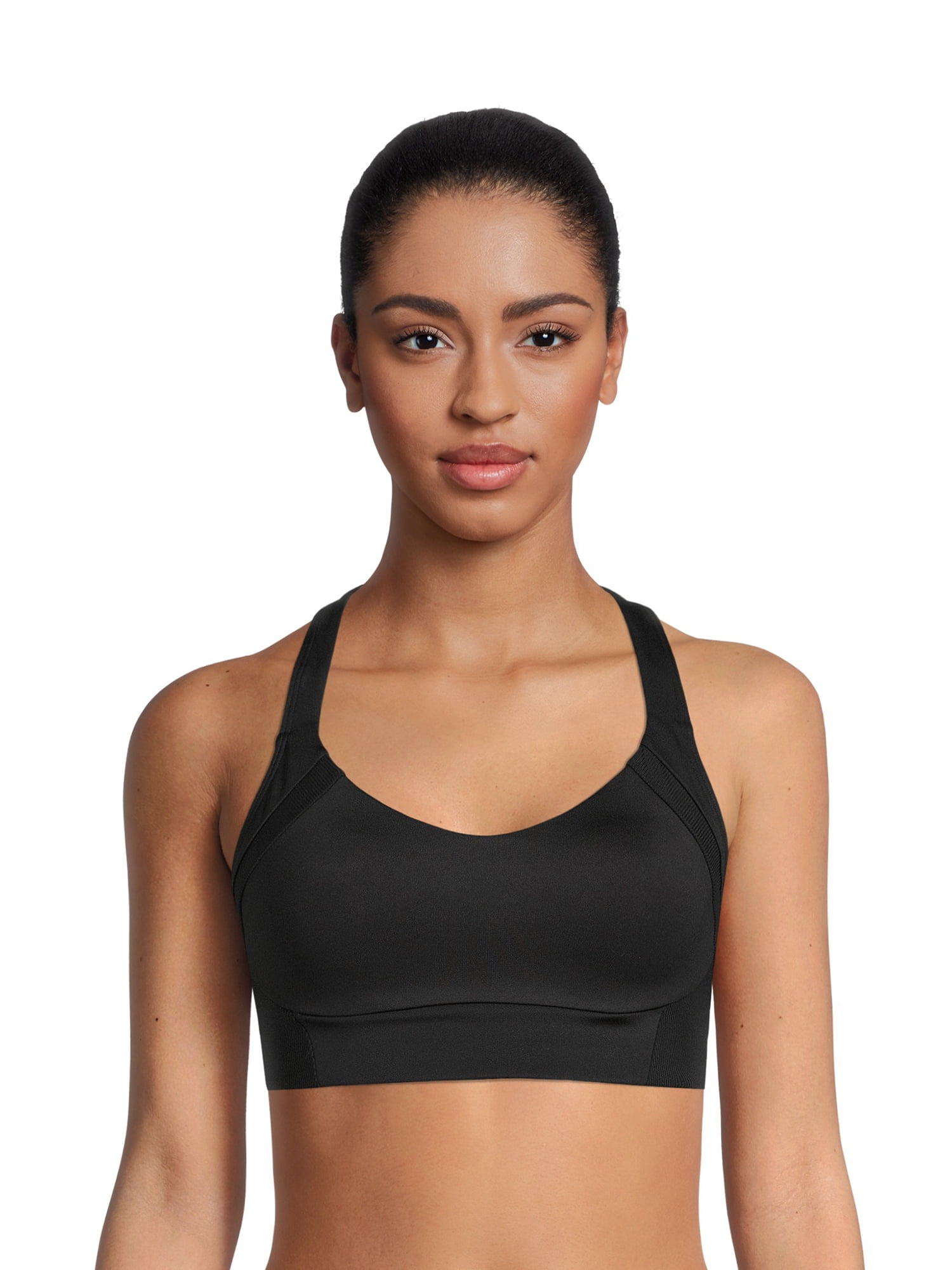 Avia Women's Split Racerback Bra with Adjustable Straps