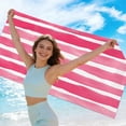 thumbnail image 4 of Kbndieu Turkish Beach Towel, Sand Free Quick Dry Super Absorbent Large Towels for Swimming Pool Camping Beach Accessories, Lightweight Thin Bathroom Bath Towels, Red, 4 of 6