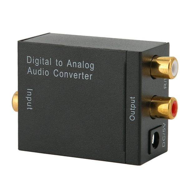 Convertidor óptico a RCA, convertidor óptico digital H3622 a audio con convertidor de audio de fibra Rendimiento confiable