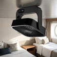 thumbnail image 4 of Magnetic Cruise Ship Fan, 5000mAh Battery Operated Portable Fan with 5 Speeds, Magnetically Sticks on Cabin Ceilings and Walls- Black, 4 of 9