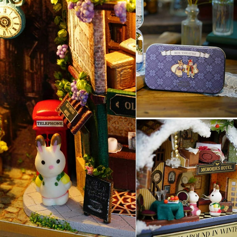 DIY Miniature Dollhouse, Box Theatre In A Happy Corner