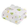 thumbnail image 3 of Toalla de baño de algodón grueso para niños pequeños, paño de lavado para recién nacidos, manta suave Frutas Seis Capas, 3 of 6
