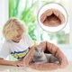 thumbnail image 5 of Casa transpirable para perros y gatos, cómoda cama para dormir para cachorros en interiores, 5 of 5