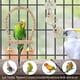 thumbnail image 3 of Juego de 18 piezas de juguetes para pájaros, columpio para loro, juguete para masticar, escalera colgante para percha, para Conure Finch, Nah Bird, 3 of 4
