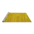thumbnail image 2 of Ahgly Company Machine Washable Indoor Rectangle Abstract Yellow Contemporary Area Rugs, 6' x 9', 2 of 4