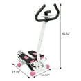 thumbnail image 2 of Ktaxon Air Climber Stair Stepper Exerciser Machine, with Handlebar, Home Gym Use, 2 of 6