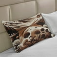 thumbnail image 2 of Ambesonne Lake Knitted Quilt Pillowcover, Brownish Snowy Mountain Scene, 36"x20", Pale Redwood Eggshell, 2 of 2