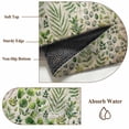 thumbnail image 6 of Area Rug for Living Room, Green Leaves Non-Slip Indoor Large Carpet for Bedroom/Dining Room, Elegant Pastoral Summer Botanical Vintage Washable Low-Profile Rectangle Floor Runner Rugs - 6 x 9 Ft, 6 of 7