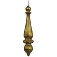 thumbnail image 2 of Vickerman 14" Cobalt Matte FinialDrop UV Dril 2/Bg Finial Ornament, 2 of 7